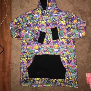 NBC watercolor hoodie adult small fits like XS
